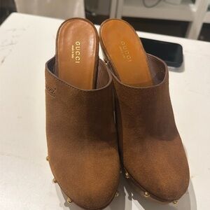 Gucci clogs worn once’s